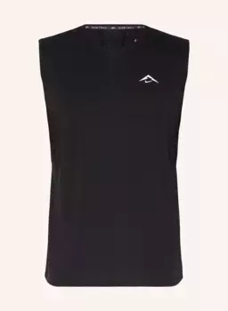 Беговой топ solar chase Nike, черный
