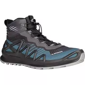 Беговые кроссовки Merger GTX Mid Trail мужские Lowa, цвет Steel Blue/Anthracite