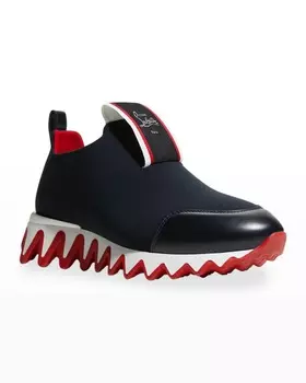 Беговые кроссовки Tiketa Slip-On с красной подошвой Christian Louboutin