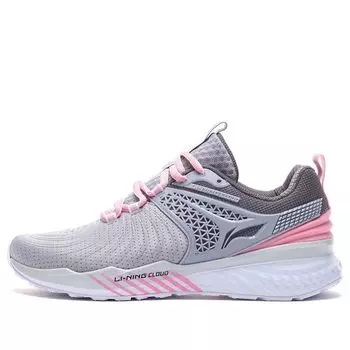 Беговые кроссовки (WMNS) Li-Ning Cloud 5 V2 'Grey Pink'