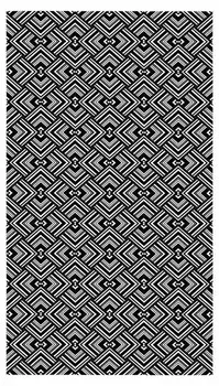Бегун для ванны Dmora, 52x1x90 см, черный