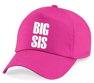 Бейсбольная кепка Big Sis 60 SECOND MAKEOVER, розовый