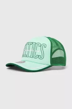 Бейсбольная кепка Бостон Селтикс Mitchell&Ness, зеленый