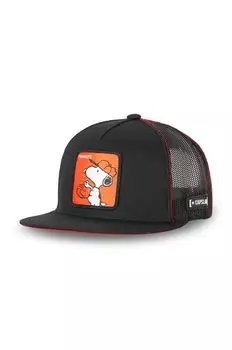 Бейсбольная кепка Capslab PEANUTS CapsLab, черный
