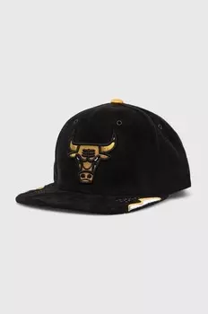 Бейсбольная кепка Mitchell&Ness NBA CHICAGO BULLS, черный