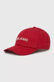 Бейсбольная кепка Pepe Jeans, красный