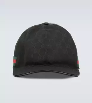 Бейсбол с веб-полоской Gucci, черный