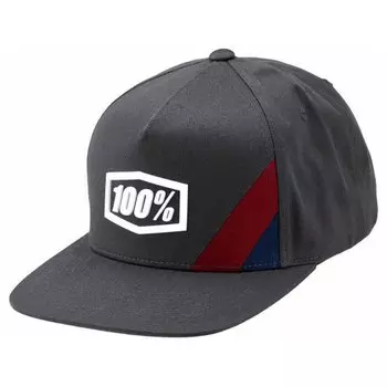 Бейсболка 100percent Snapback Cornerstone, серый