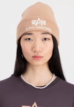 Бейсболка 3D Alpha Industries, бежевый