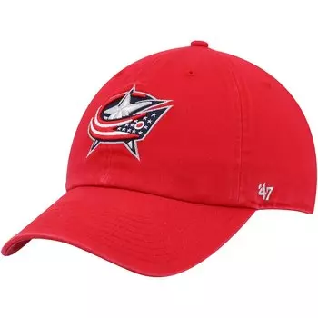 Бейсболка 47 Columbus Blue Jackets, красный