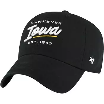 Бейсболка 47 Iowa Hawkeyes, черный