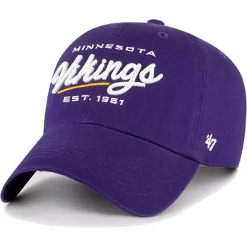 Бейсболка 47 Minnesota Vikings, фиолетовый