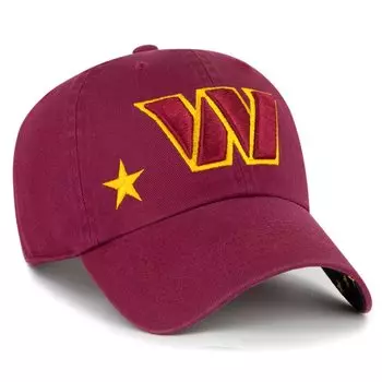 Бейсболка 47 Washington Commanders, бордовый