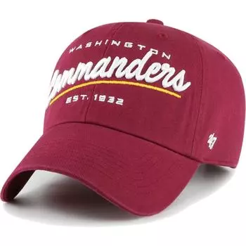 Бейсболка 47 Washington Commanders, бордовый