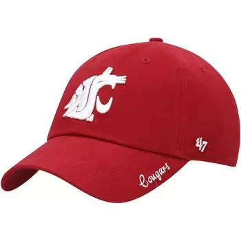 Бейсболка 47 Washington State Cougars, малиновый