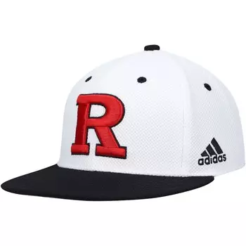 Бейсболка adidas Rutgers Scarlet Knights, белый