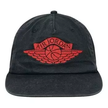 Бейсболка Air Jordan Pro Rare Air Unstructured Hat 'Black Red', черный