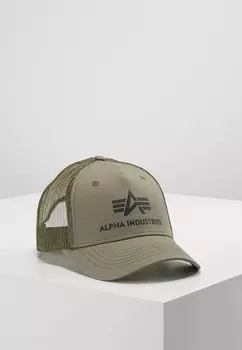 Бейсболка Alpha Industries, темно-зеленый