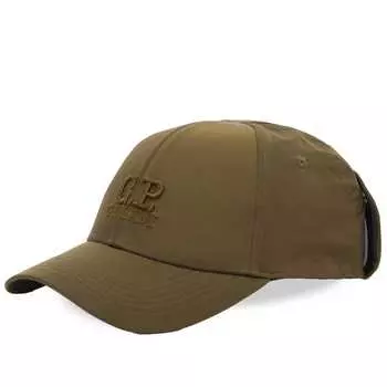 Бейсболка C.P. Company Chrome-R Goggle Cap, цвет Ivy Green