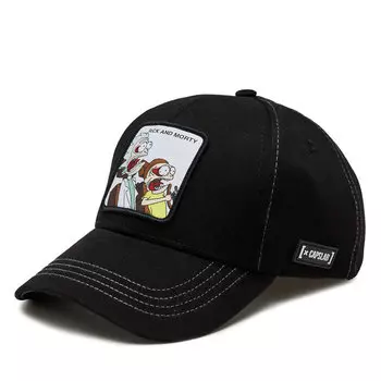 Бейсболка Capslab RickyEt Morty, черный