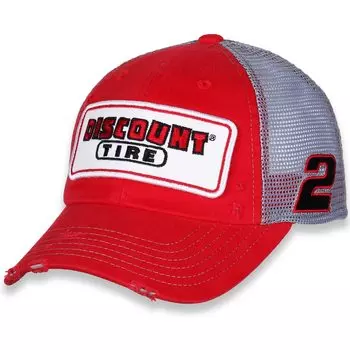 Бейсболка Checkered Flag Austin Cindric, красный