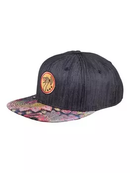 Бейсболка DJINNS Cap Peacock, черный