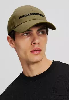 Бейсболка ESSENTIAL KARL LAGERFELD, зеленый