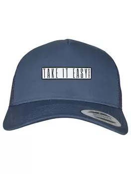 Бейсболка F4Nt4Stic TAKE IT EASY, синий