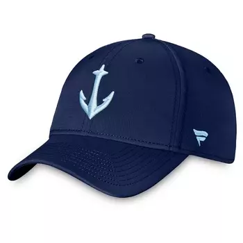 Бейсболка Fanatics Branded Seattle Kraken, синий