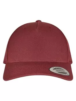 Бейсболка Flexfit 5 Panel, цвет maroon
