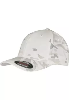 Бейсболка Flexfit Cap Multicam, белый