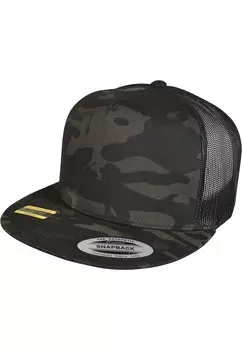 Бейсболка Flexfit Cap Multicam Trucker, черный
