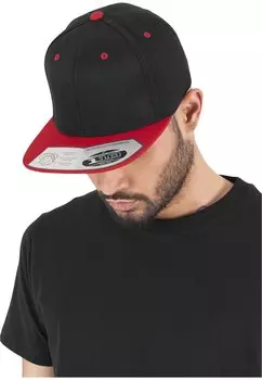 Бейсболка Flexfit, цвет black/ red