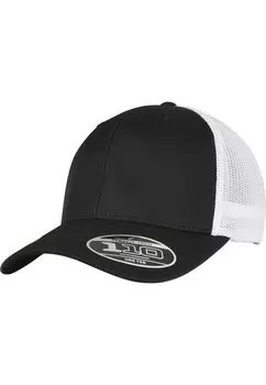 Бейсболка Flexfit, цвет black/white