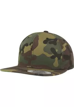 Бейсболка Flexfit, цвет Brown/Olive/Dark Green