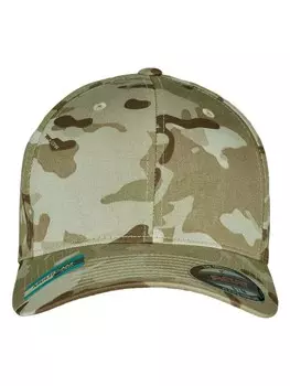 Бейсболка Flexfit Flexfit, цвет khaki multicam