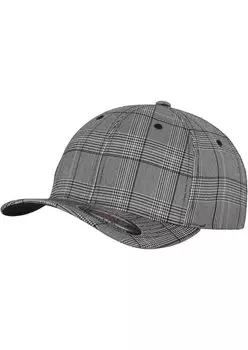 Бейсболка Flexfit GLEN CHECK, черный