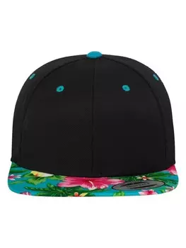 Бейсболка Flexfit Snapback, цвет blk/aqua
