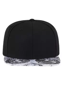 Бейсболка Flexfit Snapback, цвет blk/wht