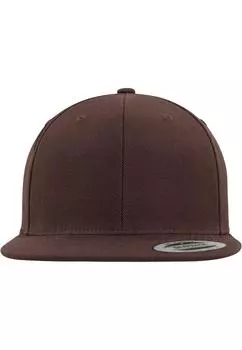 Бейсболка Flexfit Snapback, коричневый