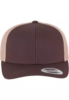 Бейсболка Flexfit Trucker, цвет brn/khaki