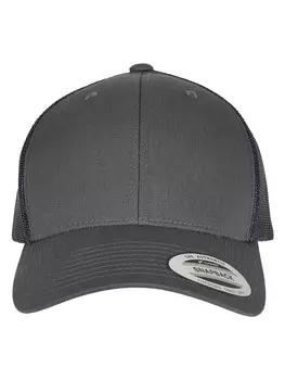 Бейсболка Flexfit Trucker, цвет charcoal/navy