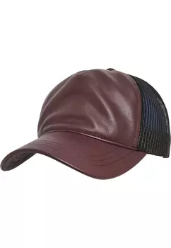 Бейсболка Flexfit Trucker, цвет maroon/blk
