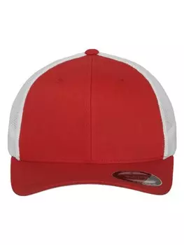Бейсболка Flexfit Trucker, цвет red/wht