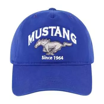 Бейсболка Ford Mustang с 3D-вышивкой, темно-синий