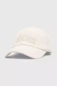 Бейсболка из хлопка Billabong, бежевый