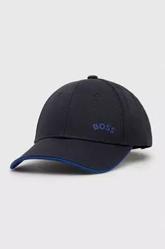 Бейсболка из хлопка Boss, синий