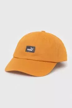 Бейсболка из хлопка Puma, оранжевый