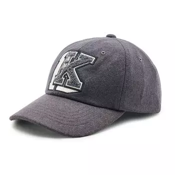 Бейсболка Karl Kani RetroPatch Wool, серый