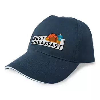 Бейсболка Kruskis Best Breakfast, синий